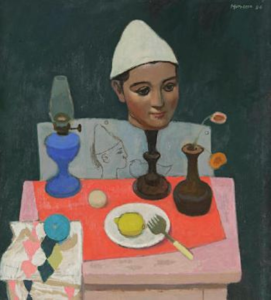 The juggler's table by Alberto Morrocco