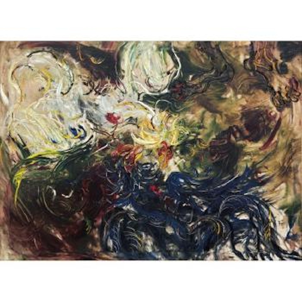 Sabung Ayam (Cockfight) by Affandi