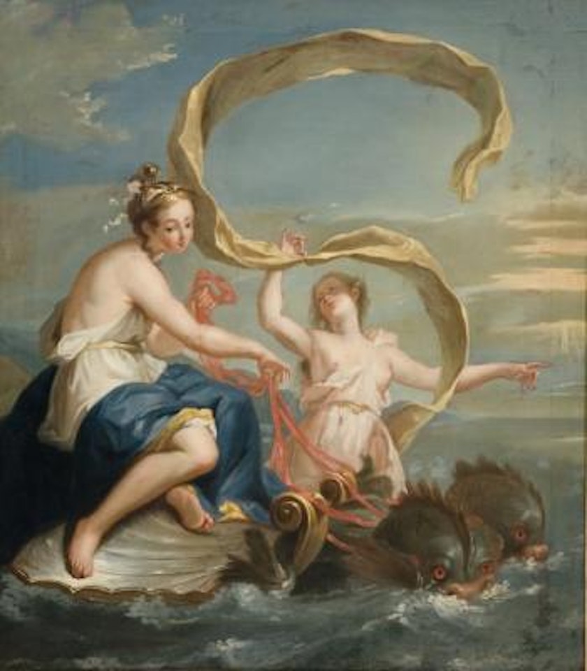Le triomphe de Galatee by Noel Nicolas Coypel by French School