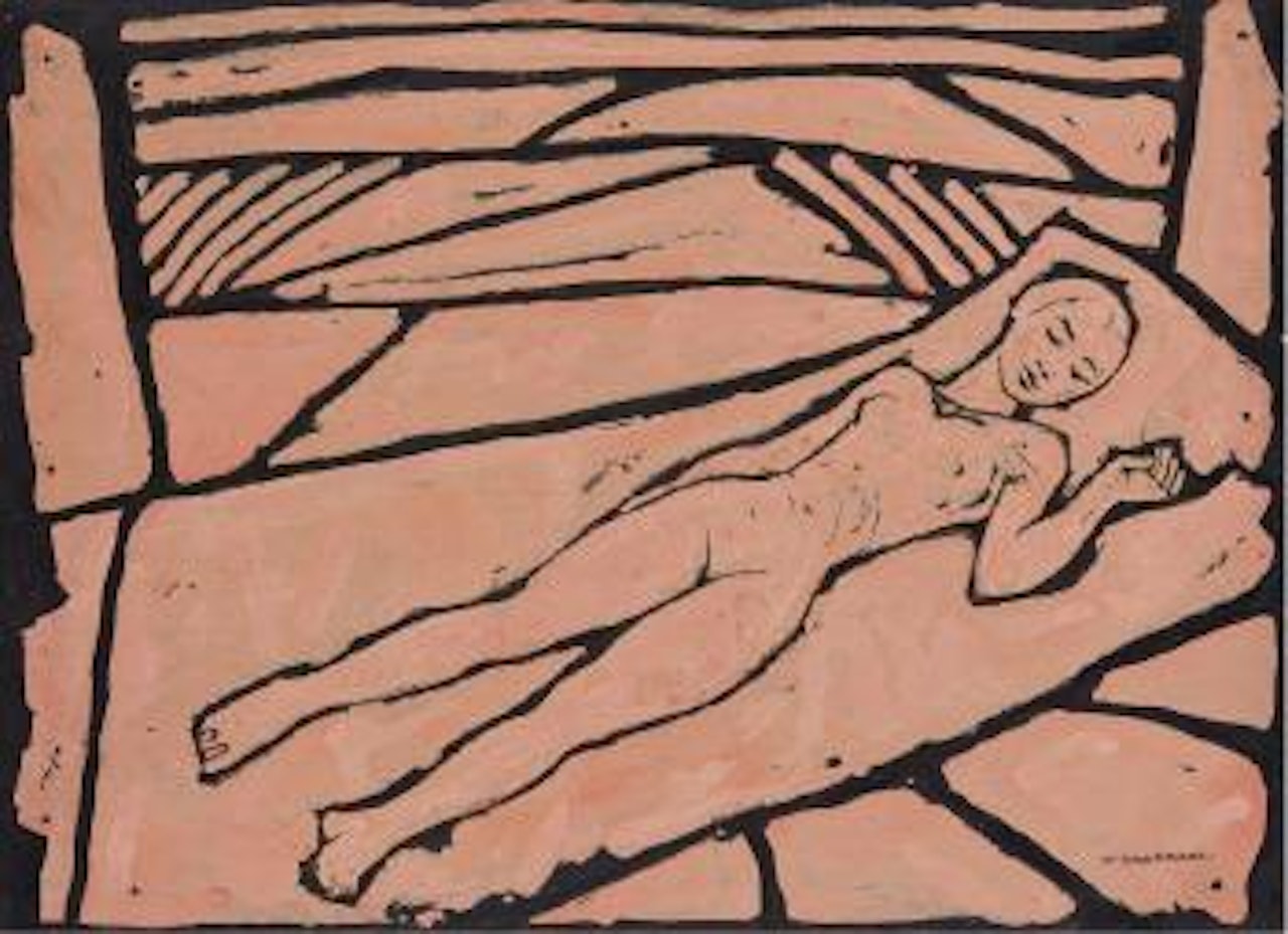 Nudino (Fra i campi) by Felice Casorati