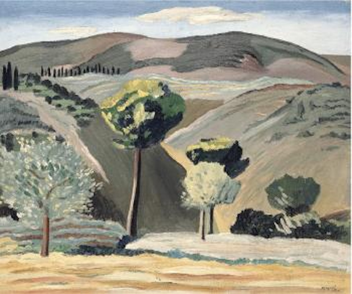 Paesaggio toscano by Alberto Magnelli