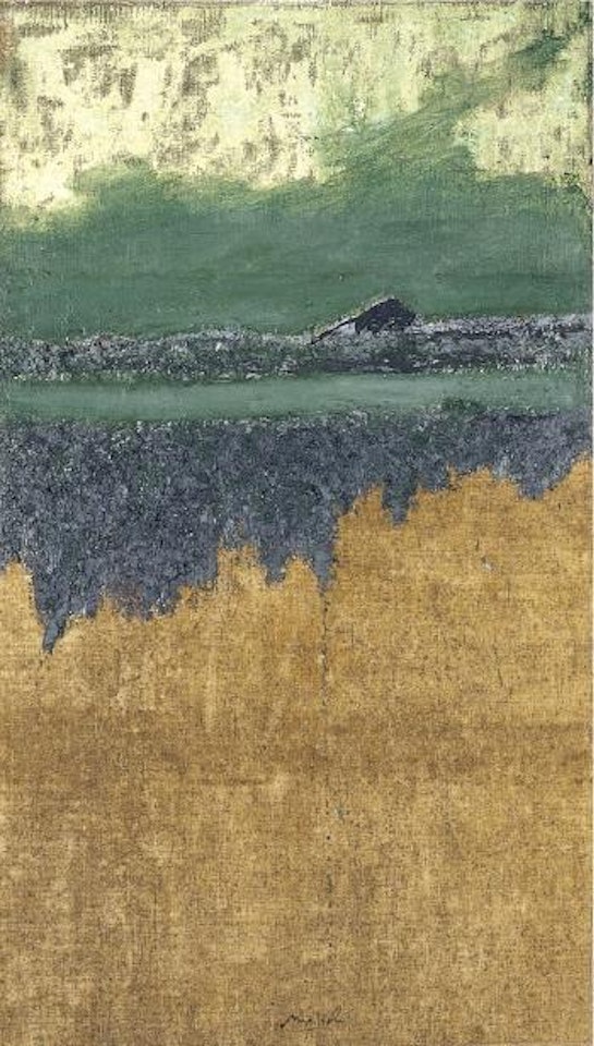 Spiaggia verde by Carlo Mattioli