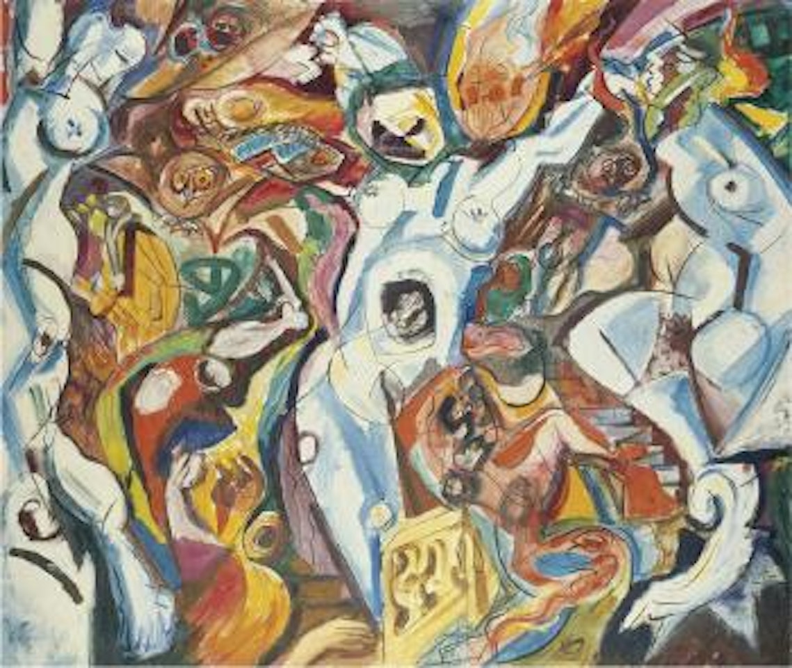 Le palais saccagé by André Masson