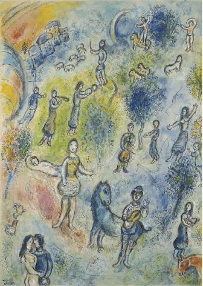 La fête du Printemps by Marc Chagall