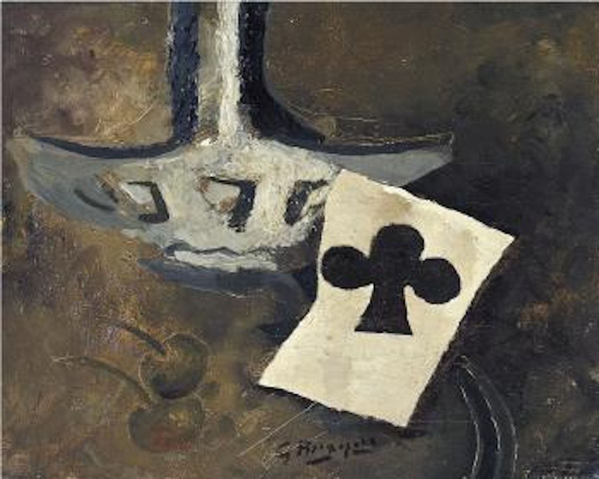 Carafe et as trèfle by Georges Braque