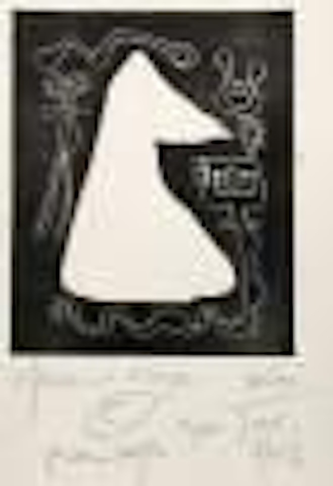 Planche pour L'Antitête de T. Tzara by Joan Miró