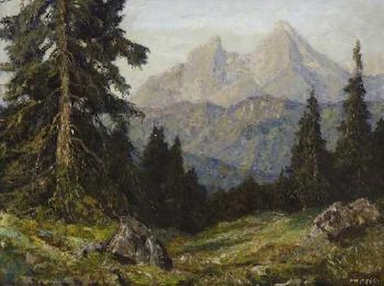 Der Watzmann by Otto Pippel