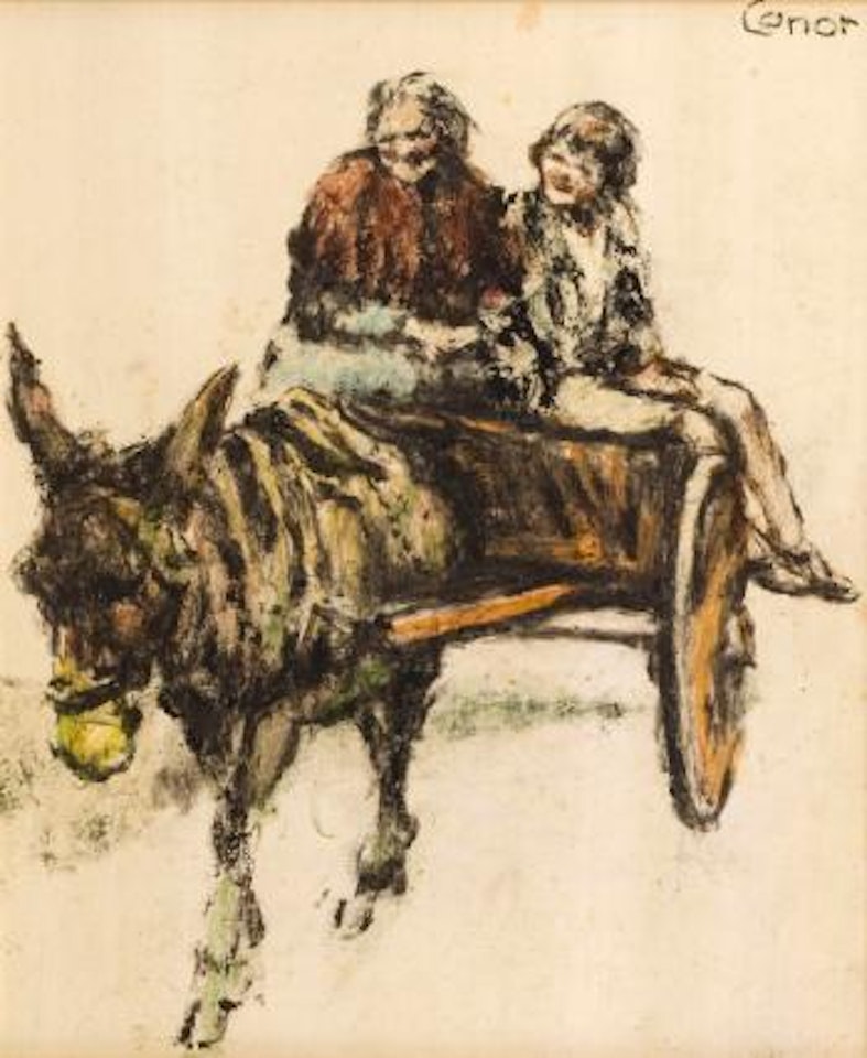 On the road home by William Conor