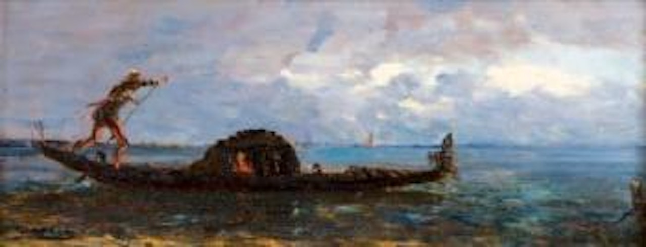 Gondole à Venise by Félix Ziem