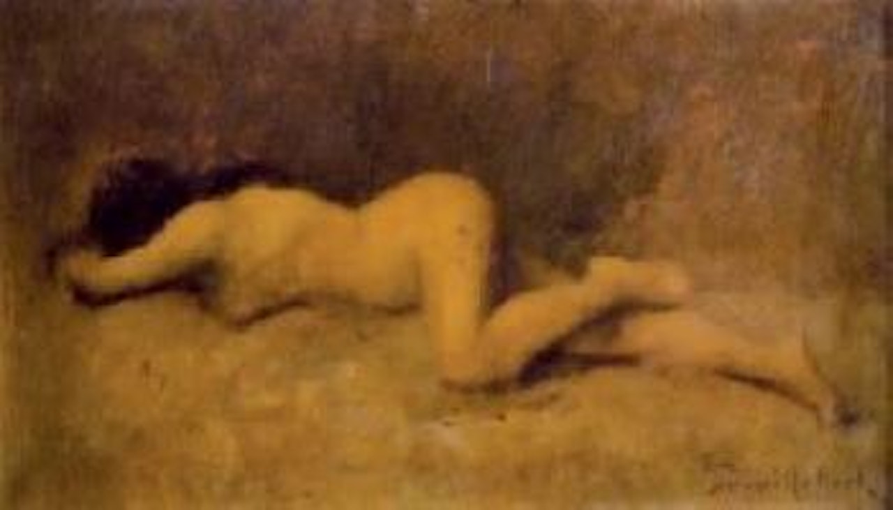 Nu allongé by Paul Désiré Trouillebert