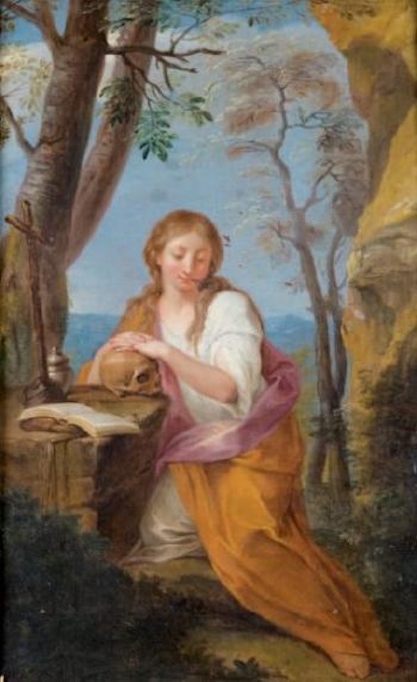 Marie Madeleine au desert by François Lemoyne