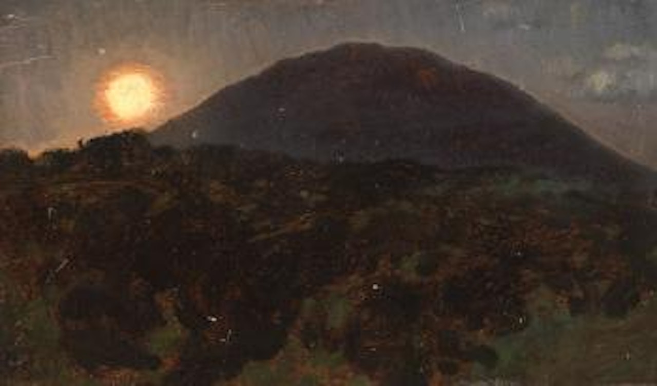 Alba sul Vesuvio by Giuseppe de Nittis