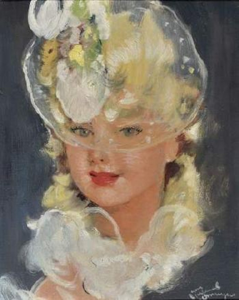 Le sourire de Céline by Jean Gabriel Domergue