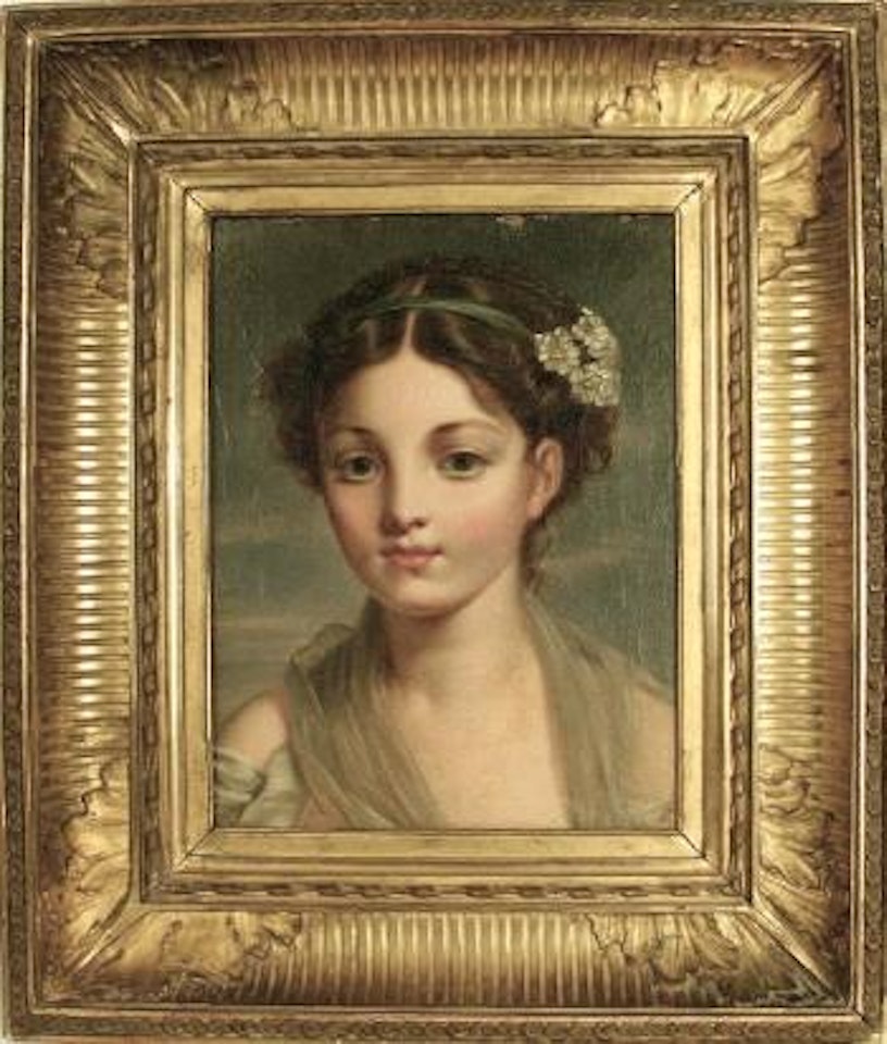 Portrait de jeune fille by Jean-Baptiste Greuze