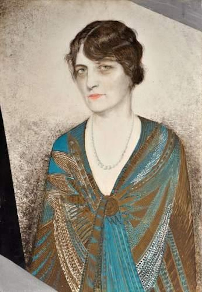Portrait de Irène Guggenheim by Jean Dunand