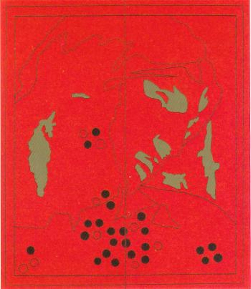 Dittico rosso by Tano Festa