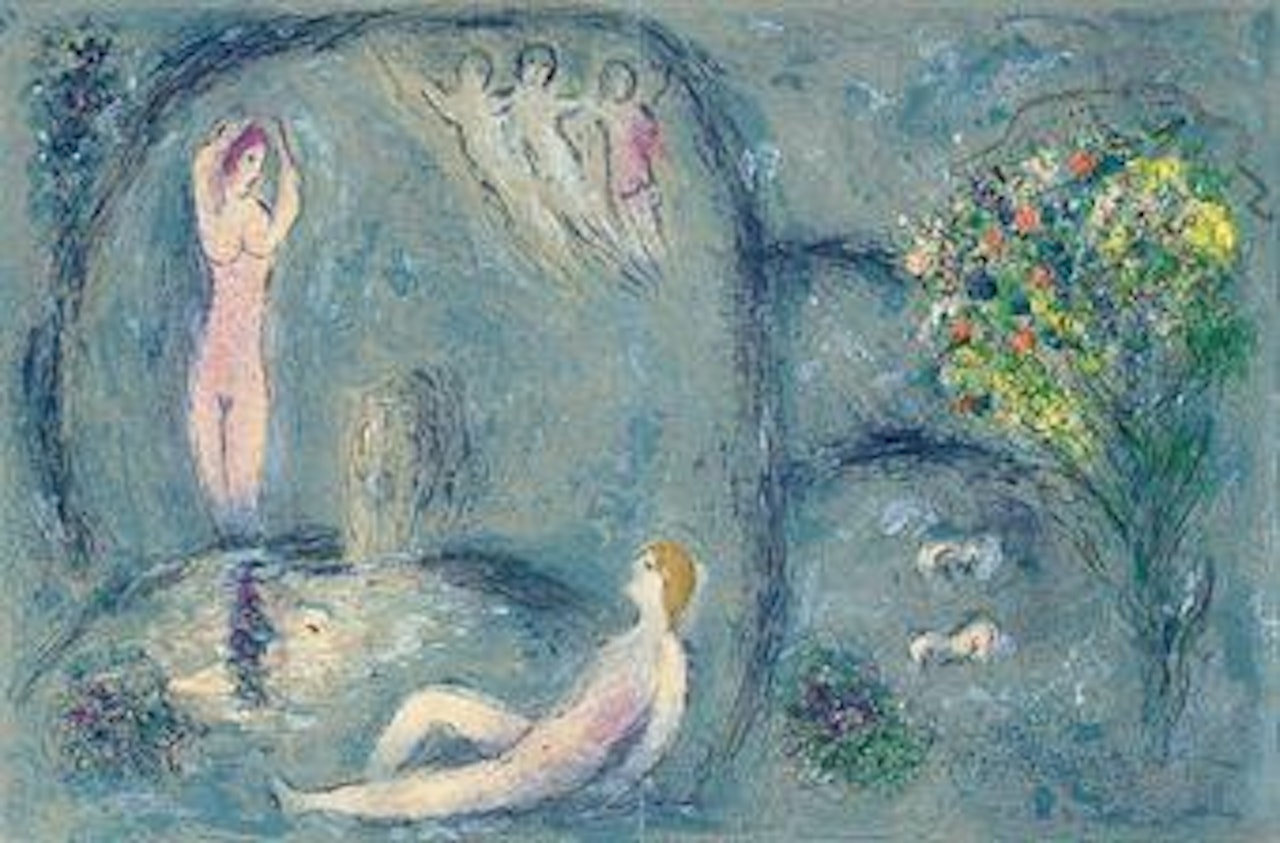 La Caverne des Nymphes, from: Daphnis et Chloé (M. 321) by Marc Chagall