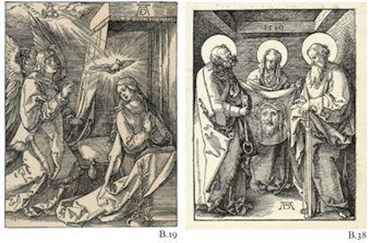 The Annunciation, from: The Small Woodcut Passion (B. 19; M., Holl. 128; S.M.S. 189) by Albrecht Dürer