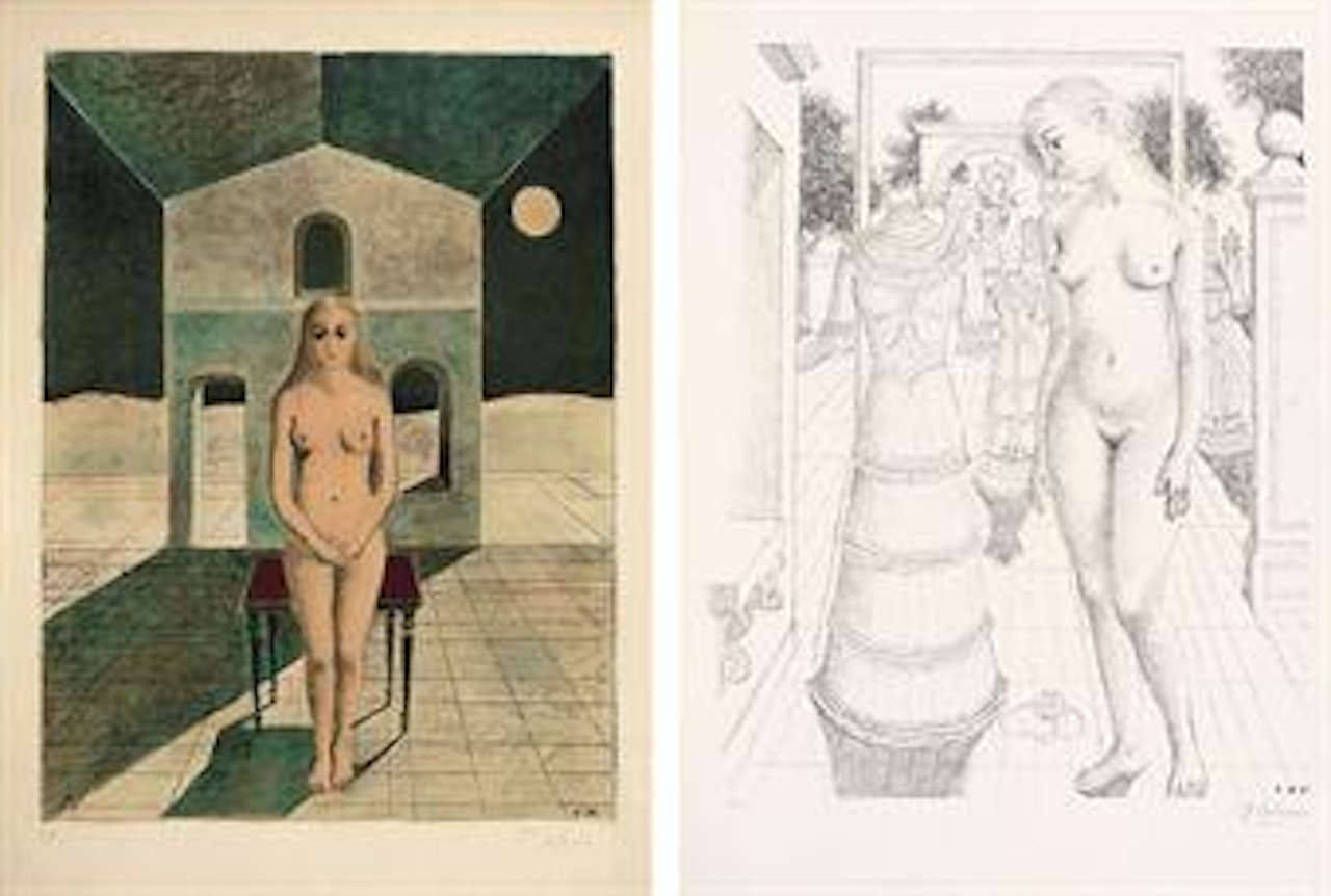 La Voyante (Jacob 70) by Paul Delvaux
