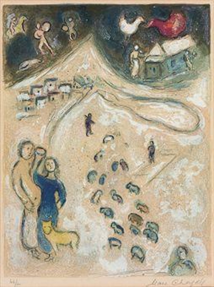 L'Hiver, from: Daphnis et Chloé (M. 333) by Marc Chagall