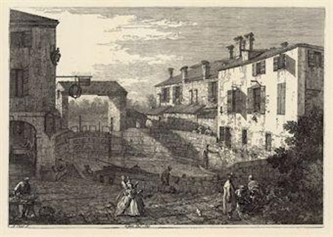 Le Porte del Dolo (B. 6) by Canaletto