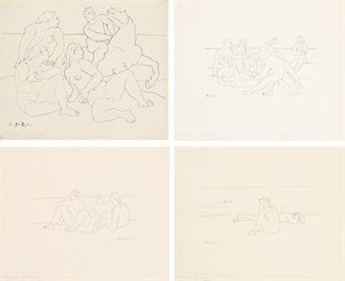 Quatre Lithographies (M. VIII-XI; B. 40-43) by Pablo Picasso