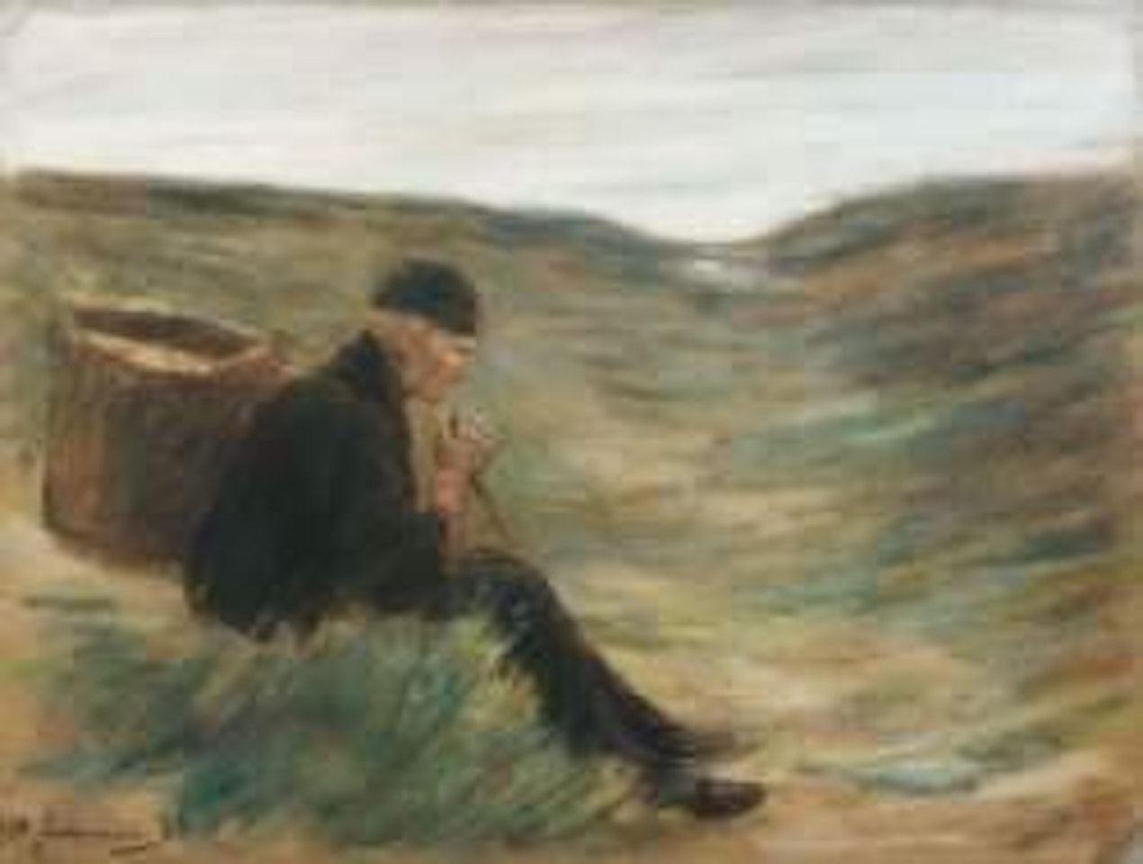 Le repos by Max Liebermann