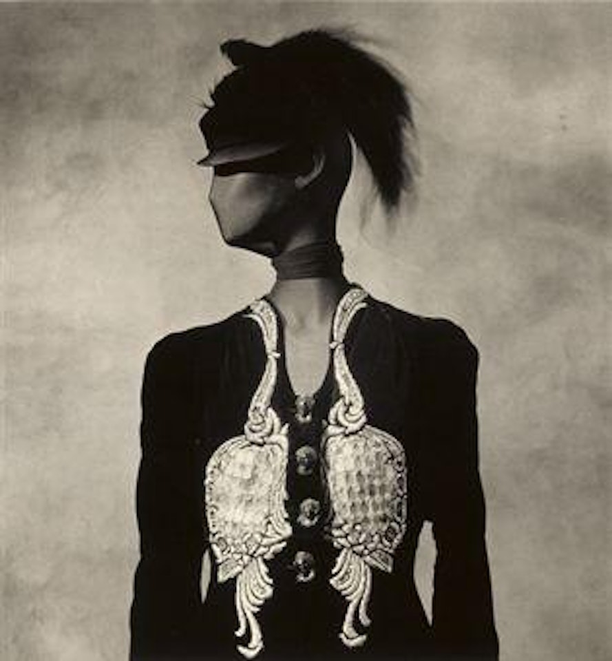 Schiaparelli Jacket with Tinsel and Glass by Irving Penn