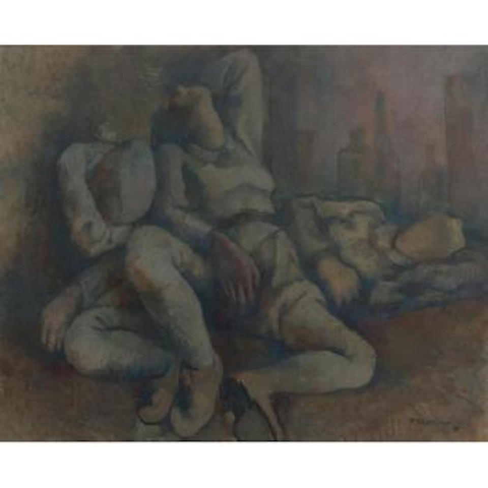 Sleeping Harlequins by Pavel Tchelitchew