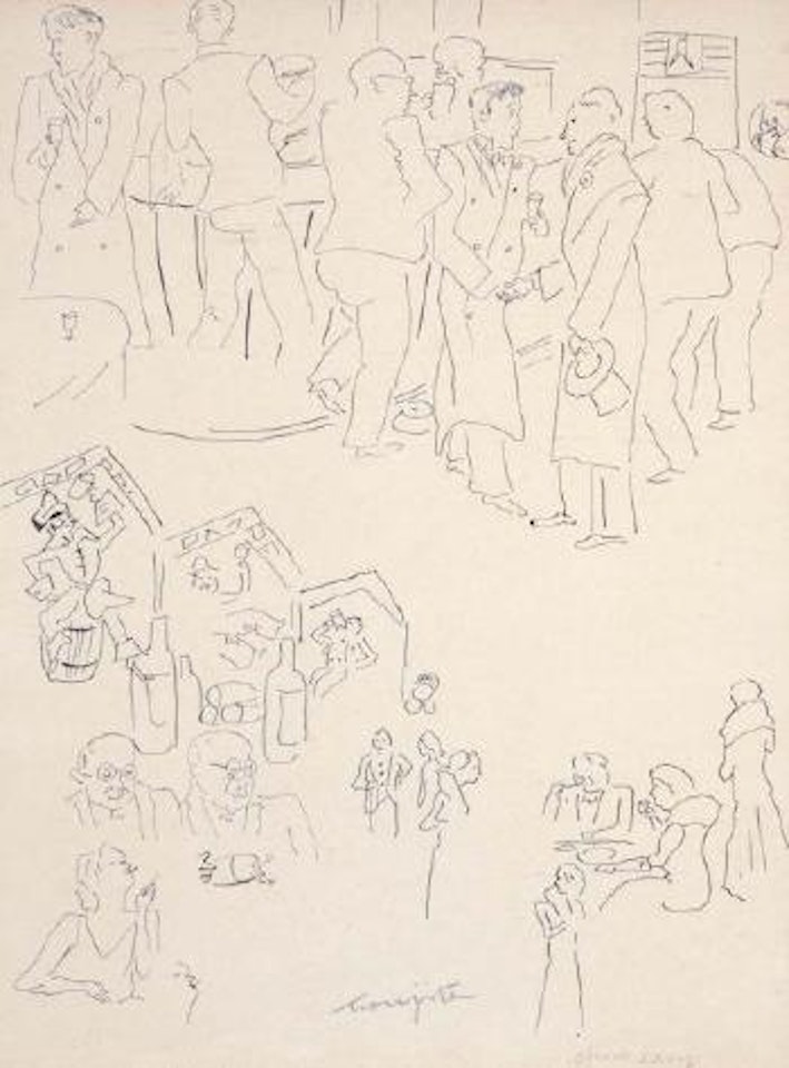 Speak easy, New York by Leonard Tsuguharu Foujita