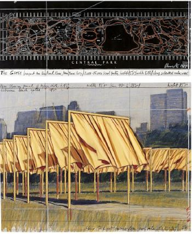 The Gates (Project for Central Park, New York City) by Christo