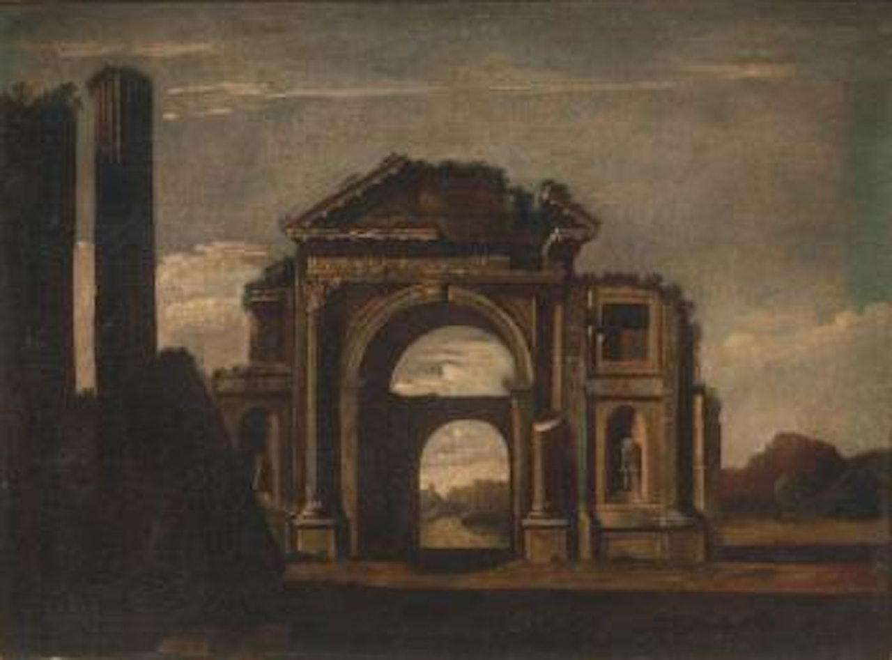 Paesaggio con architetture by Viviano Codazzi