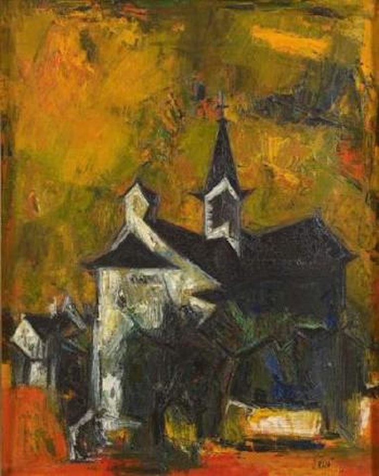 Eglise by Sayed Haider Raza