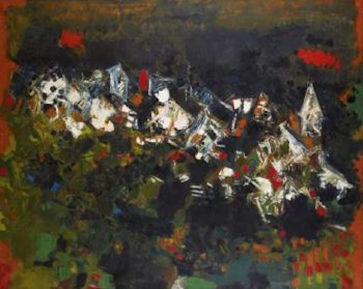 Paysage by Sayed Haider Raza