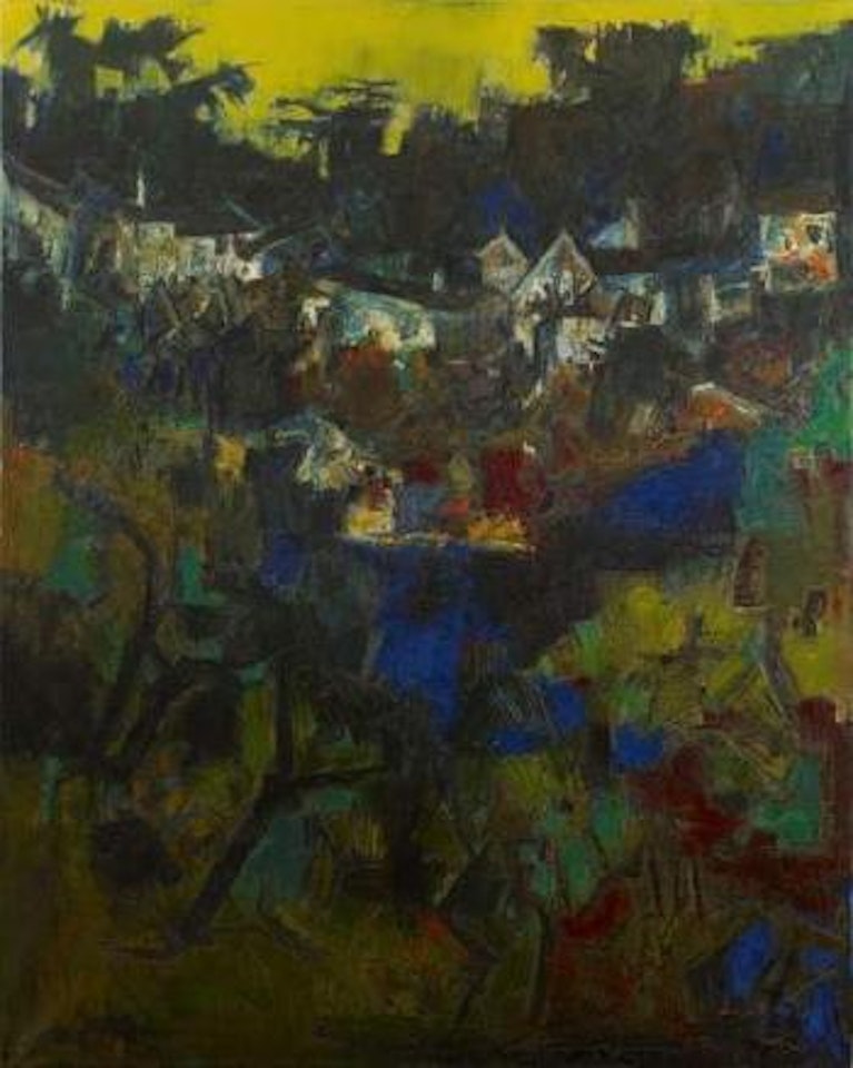 Paysage by Sayed Haider Raza