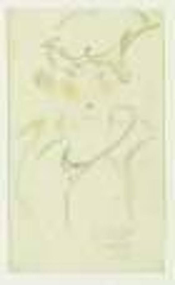 Portrait de femme au chapeau (presume Chana Orloff) by Leonard Tsuguharu Foujita