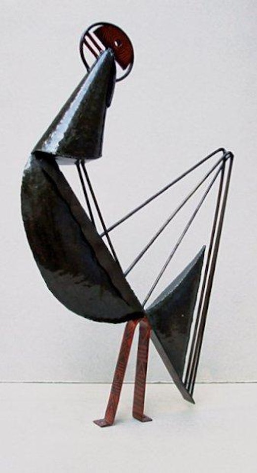 Coq a la crete at aux pattes rouges by Jean Lambert-Rucki