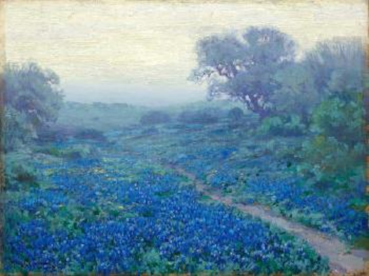 Bluebonnets at sunrise by Julian Onderdonk