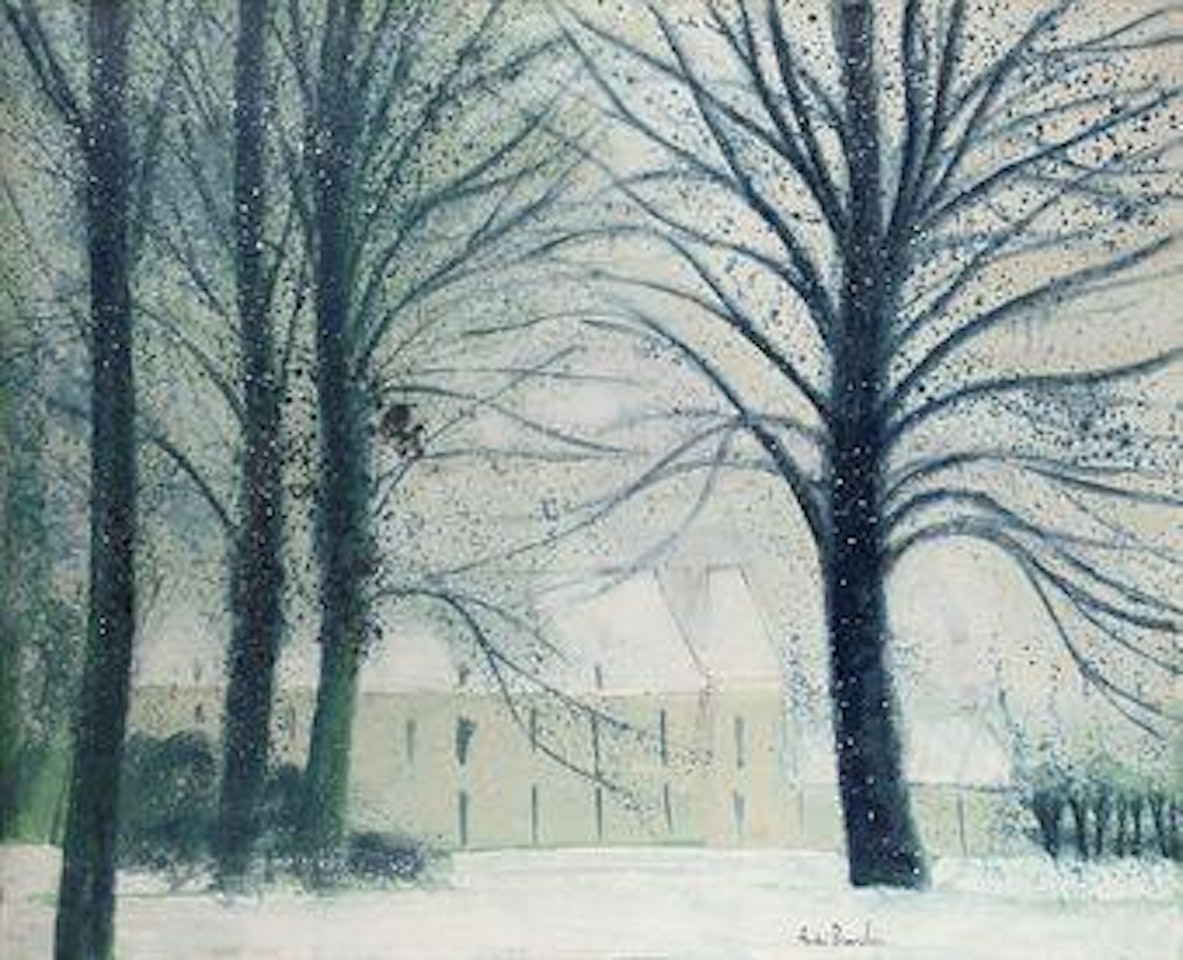 Loupeigne sous la neige by André Brasilier
