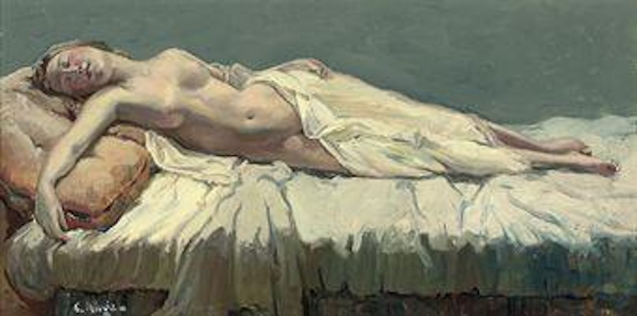 Femme nue by Constantin Kluge