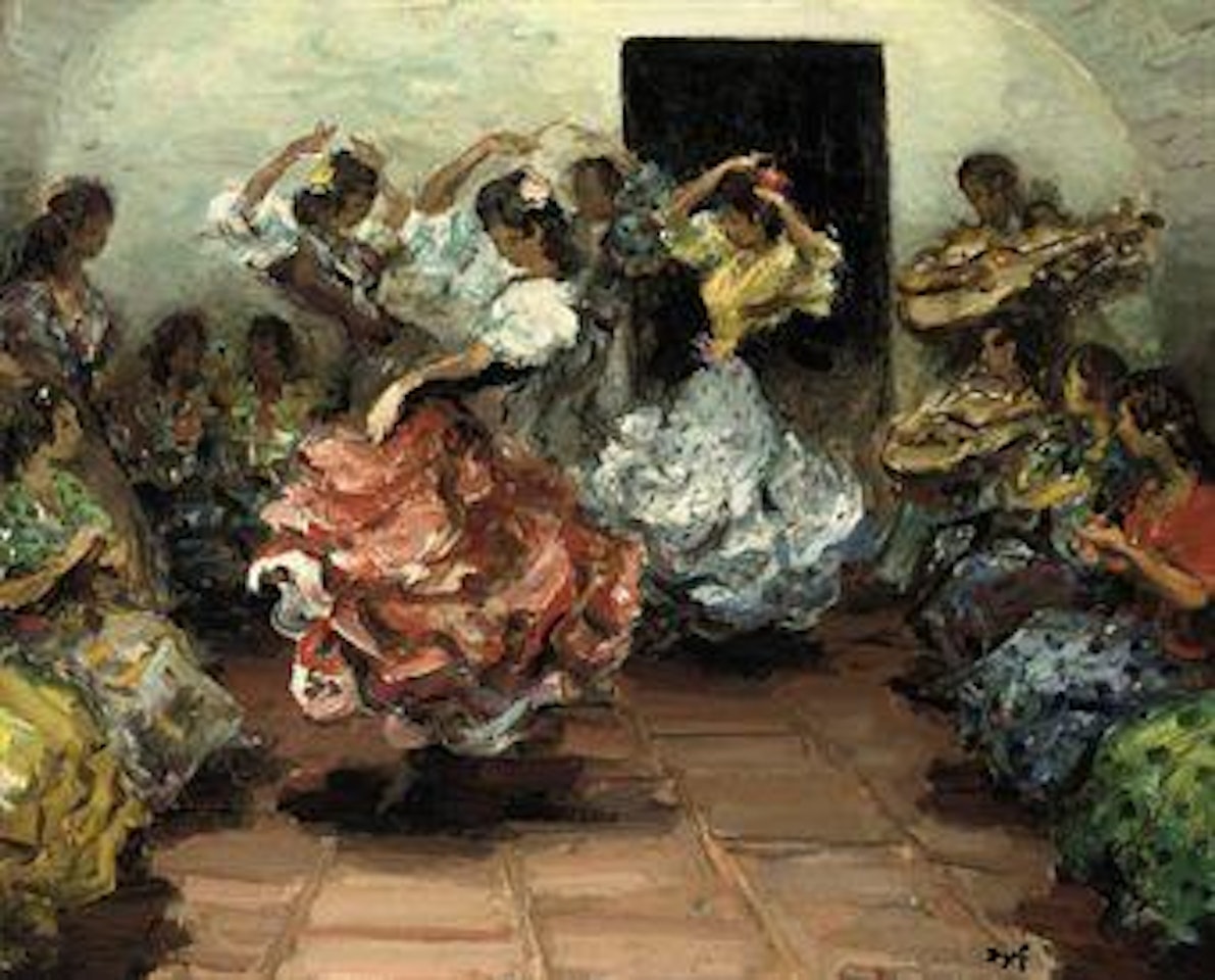 Danseurs flamenco by Marcel Dyf