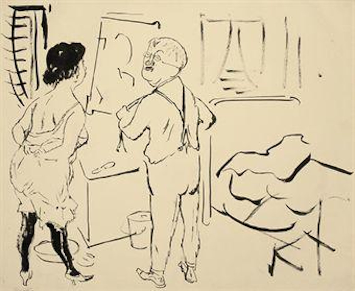 Beim Ankleiden by George Grosz