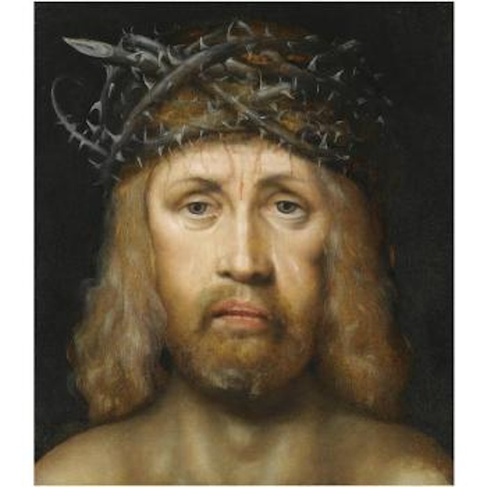 Head Of Christ As The Man Of Sorrows by German School