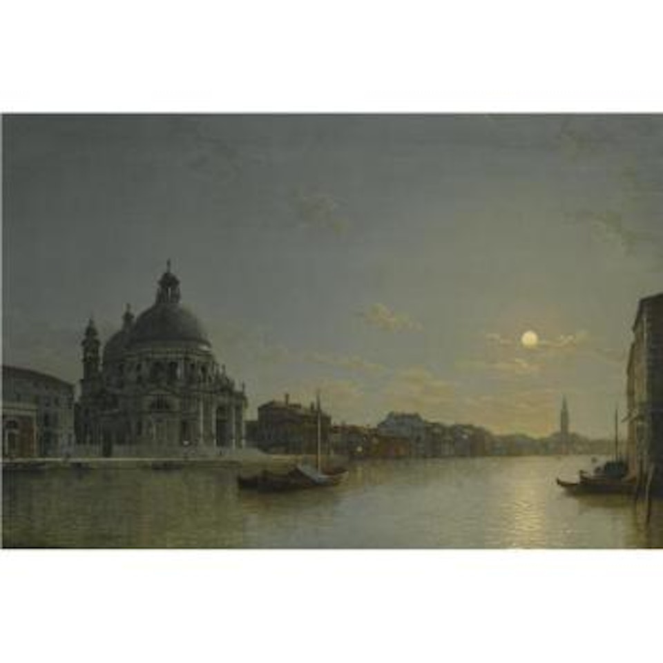 Venice, View Of The Grand Canal With The Church Of Santa Maria Della Salute by Henry Pether