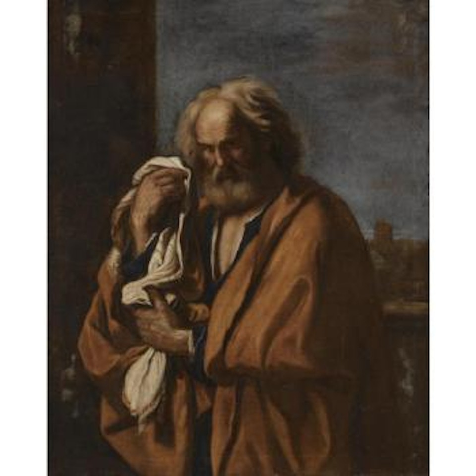 The Penitent Saint Peter by Guercino
