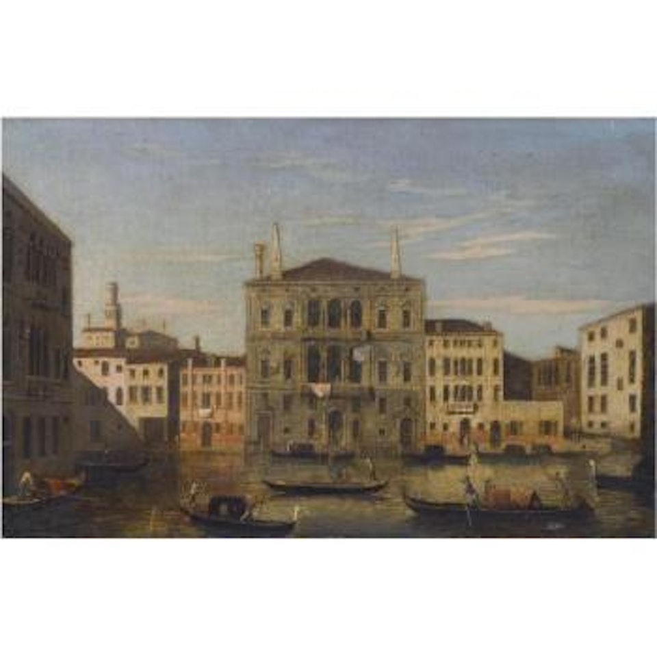 Venice, A View Of Palazzo Balbi On The Grand Canal by Apollonio Domenichini