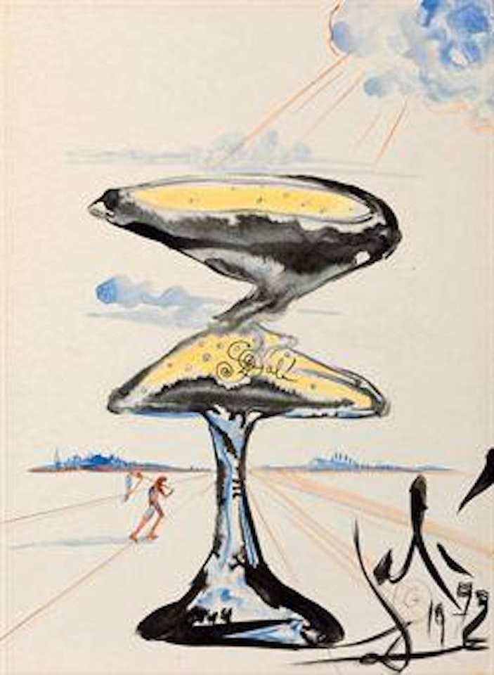 Projet pour une coupe de Champagne by Salvador Dali