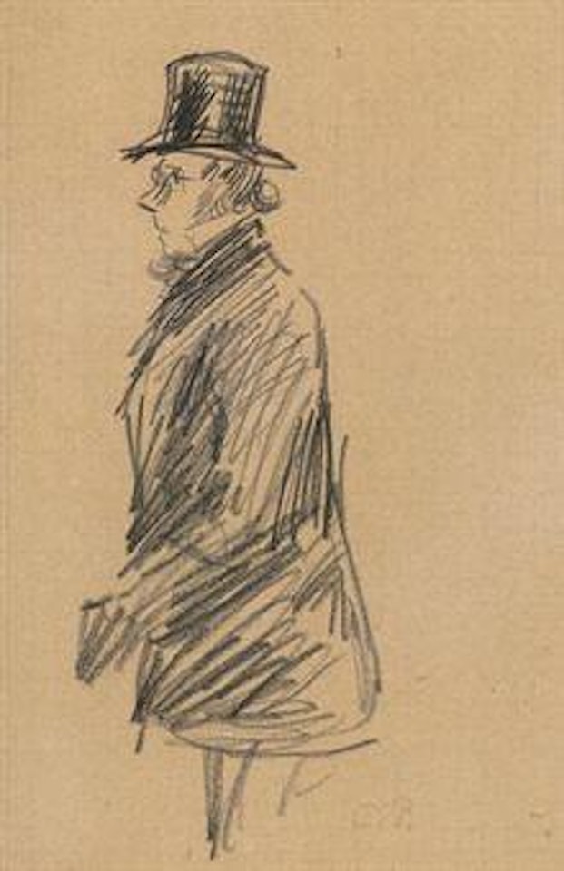Monsieur au chapeau by Camille Pissarro