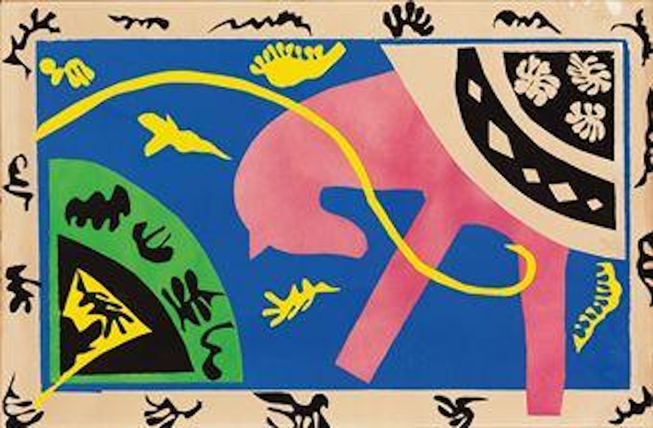 Le Cheval, l'Ecuyère et le Clown, plate five from Jazz (see Duthuit books 22) by Henri Matisse