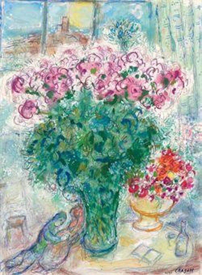 Les Hibiscus by Marc Chagall